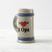 私はOpaの私のギフトを愛します ビールジョッキ (正面左)