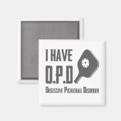 私はOPD強迫性ピックボール障害をおもしろい持つ マグネット (正面/裏面)