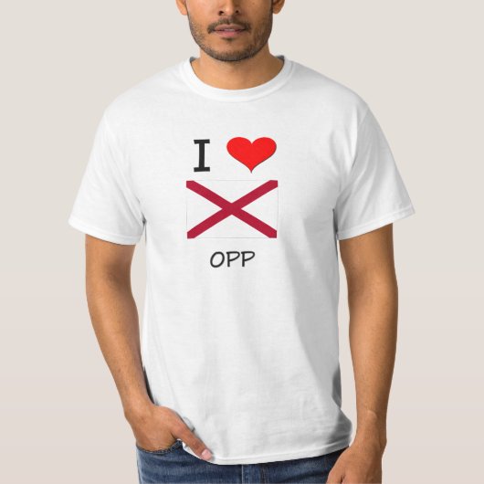 私はOPPアラバマを愛します Tシャツ (正面)