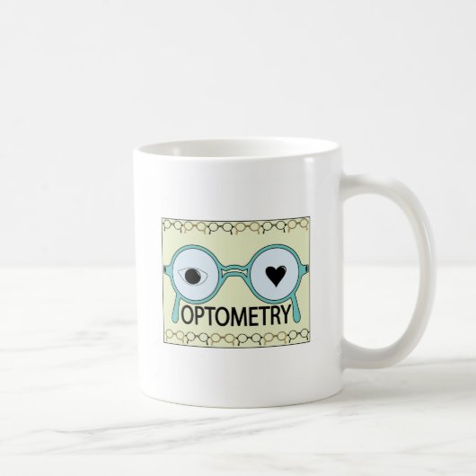 私はOptometryを愛します コーヒーマグカップ (右)
