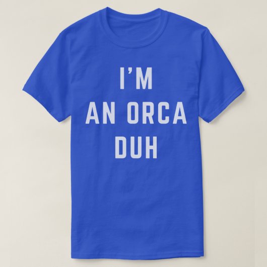私はOrca Duh簡単ハロウィーンの衣装5074 Tシャツ (デザイン正面)