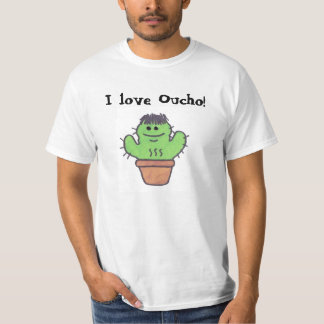 "私はOucho"のTシャツ愛します Tシャツ