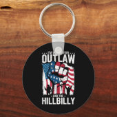 私はOutlawとHillbilly 2024に投票している キーホルダー (正面)