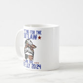 私はOutlawとHillbilly 2024に投票している コーヒーマグカップ (正面左)