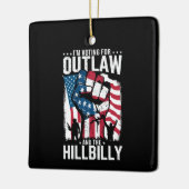 私はOutlawとHillbilly 2024に投票している セラミックオーナメント (左)