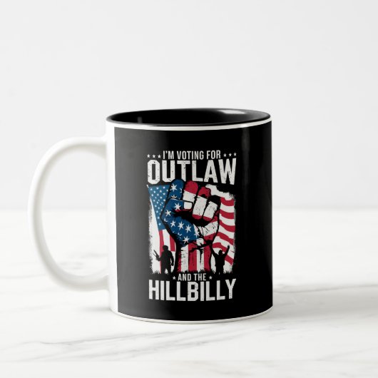 私はOutlawとHillbilly 2024に投票している ツートーンマグカップ (左)