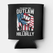 私はOutlawとHillbilly 2024に投票している 缶クーラー (正面)