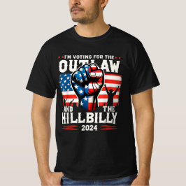 私はOutlawとHillbilly 2024に投票している Tシャツ