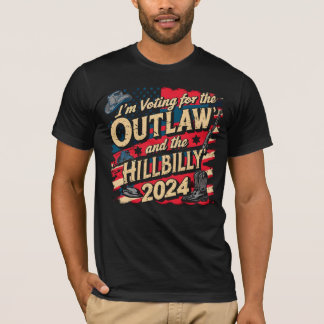 私はOutlawとHillbilly 2024に投票している Tシャツ