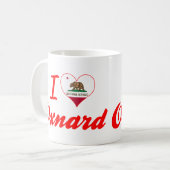 私はOxnard、カリフォルニアを愛します コーヒーマグカップ (正面左)