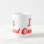 私はOxnard、カリフォルニアを愛します コーヒーマグカップ (中央)