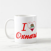 私はOxnard、カリフォルニアを愛します コーヒーマグカップ (左)