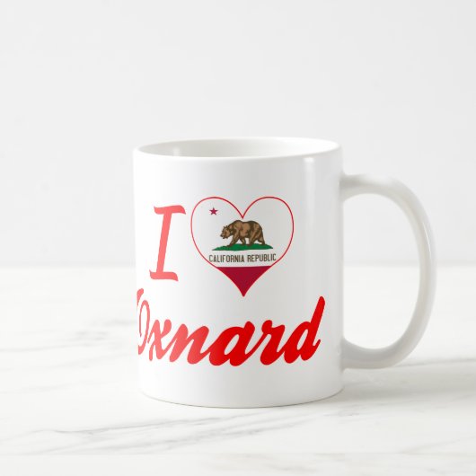 私はOxnard、カリフォルニアを愛します コーヒーマグカップ (右)