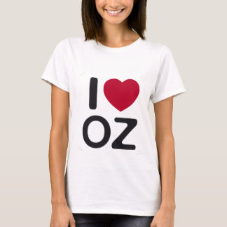 私はozの女性を愛します tシャツ