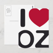私はozポストカードが大好き ポストカード (正面/裏面)