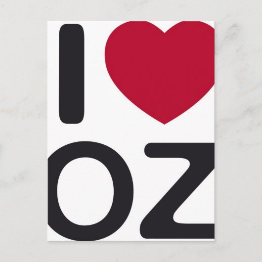 私はozポストカードが大好き ポストカード (正面)