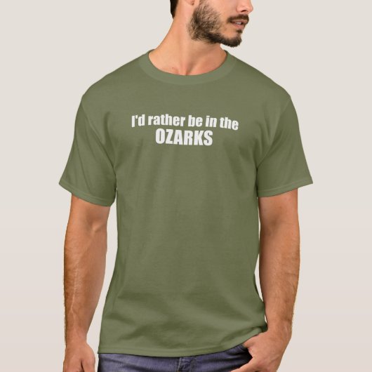 私はOzarksにむしろいます Tシャツ (正面)