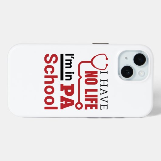 私はPAの学校の医師の助手に住んでいない Case-Mate iPhoneケース (裏面 (横))