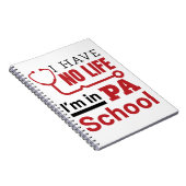 私はPAスクールの医師助手に生きていない ノートブック (右側)