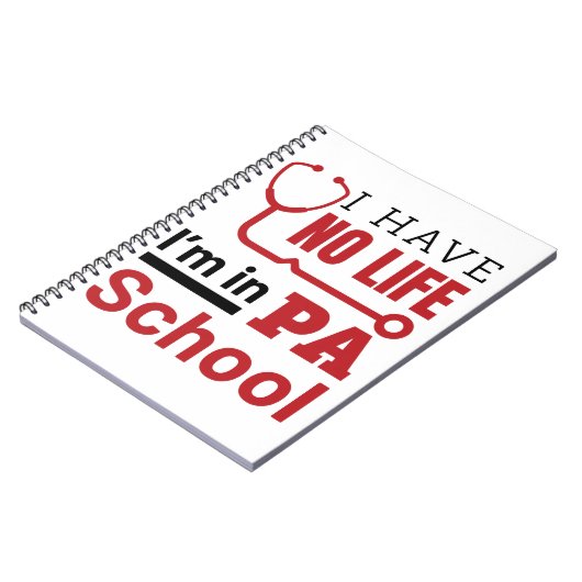 私はPAスクールの医師助手に生きていない ノートブック (左側)