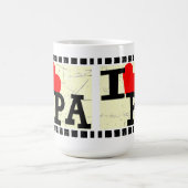 私はPA - マグ--を愛します コーヒーマグカップ (中央)