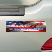 私はPalinのバンパーステッカーのために投票しています バンパーステッカー (車上)