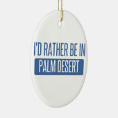 私はPalm Desertにむしろいます セラミックオーナメント (右)