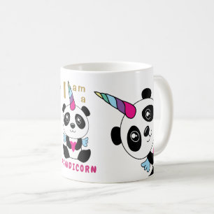 私はPandicorn -かわいいパンダのユニコーンです コーヒーマグカップ