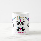 私はPandicorn -かわいいパンダのユニコーンです コーヒーマグカップ (中央)