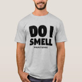 私はPanteneをかぎますか。 -おもしろいなTVショーの引用文(黒) Tシャツ (正面)