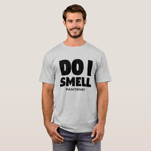 私はPanteneをかぎますか。 -おもしろいなTVショーの引用文(黒) Tシャツ (正面フル)