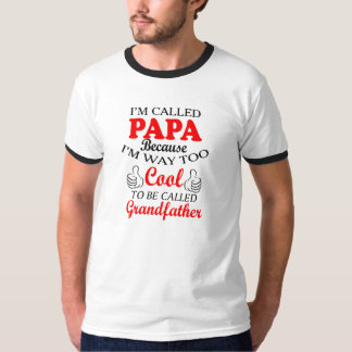 私はPapa Shirtと電話されます Tシャツ