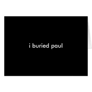 私はpaul~カードを埋めました