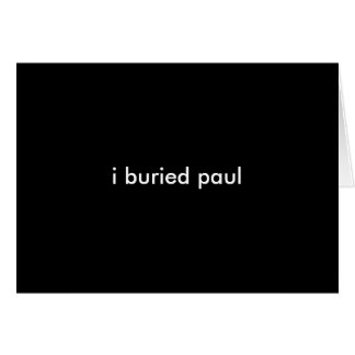 私はpaul~カードを埋めました