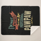 私はPawPaw退職したではないプロフェッショナル シェルパブランケット (正面(横))