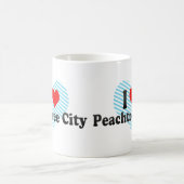 私はPeachtree都市、米国を愛します コーヒーマグカップ (中央)