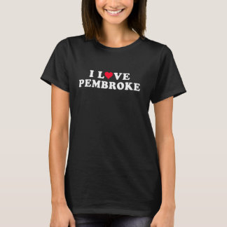 私はPembroke一致するガールフレンドのPembが大好き Tシャツ