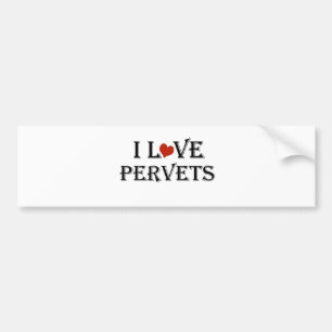 私はPervets.pngを愛します バンパーステッカー