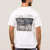 私はPeteyを愛します Tシャツ (裏面)