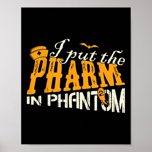 私はpharmをファントム面白いハロウィーンRxに置いた ポスター (正面)