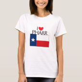 私はPharr、テキサス州を愛します Tシャツ (正面)