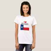 私はPharr、テキサス州を愛します Tシャツ (正面フル)