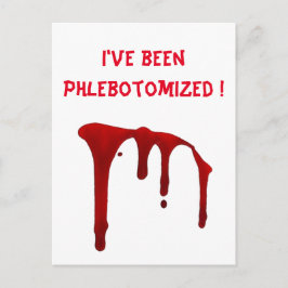 私はPhlebotomizedされている！ ポストカード