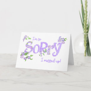 私はPhloxの花をWord Art Cardで台無しにしてごめんなさい シーズンカード