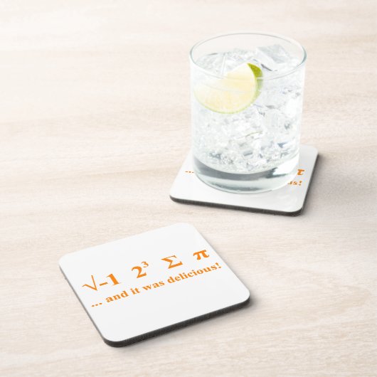 私はpiを食べました コースター (右側)