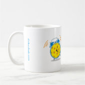 "私はPickleballのためのこれだけを"のマグ早く目覚めます コーヒーマグカップ (左)