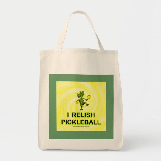 私はPickleballのワイシャツ及びギフトを楽しみます トートバッグ (正面)