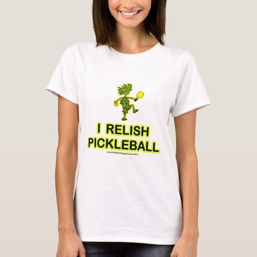 私はPickleballのワイシャツ及びギフトを楽しみます Tシャツ (正面)
