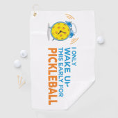 私はPickleballタオルのためのこれだけを早く目覚めます ゴルフタオル (インサイチュ)