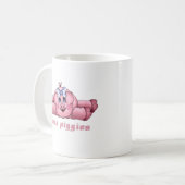 私はPiggiesを愛します コーヒーマグカップ (正面左)